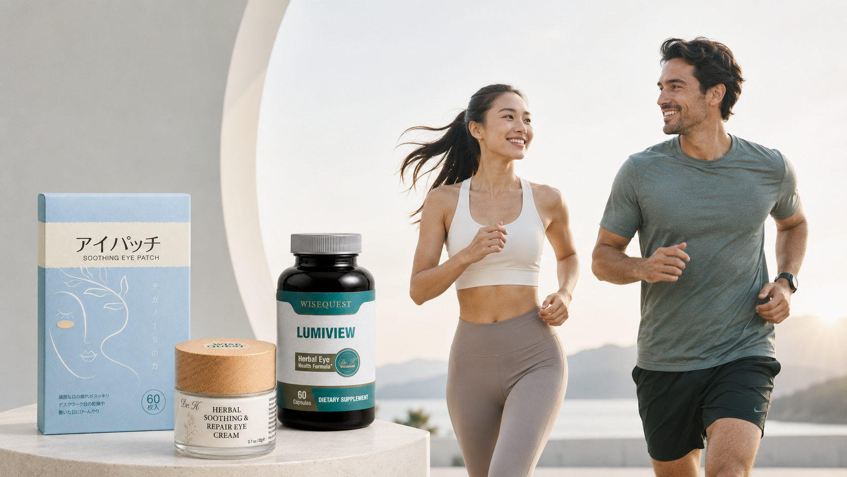 The Eye Care Trio — capsules, patches, and cream as one set